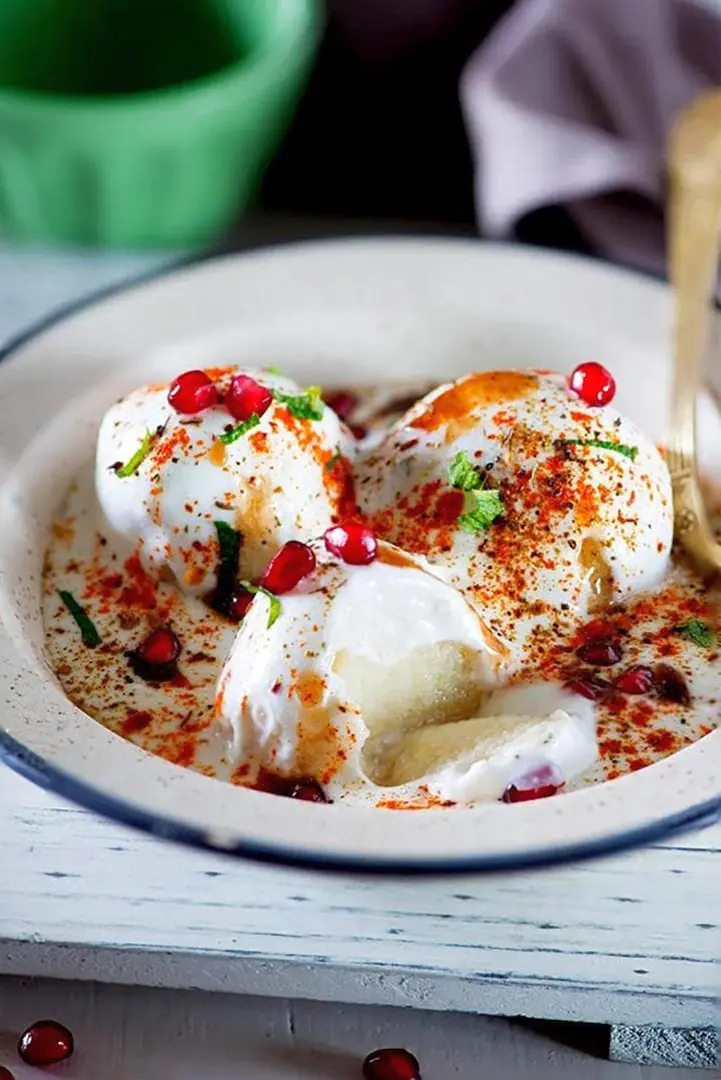 Authentic Dahi Bhallaa Chaat at Punjabi Dawat Calgary NE